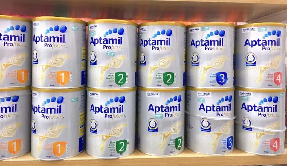 Сыпучий Aptamil Synbiotic детский молочный порошок. Этапы 2