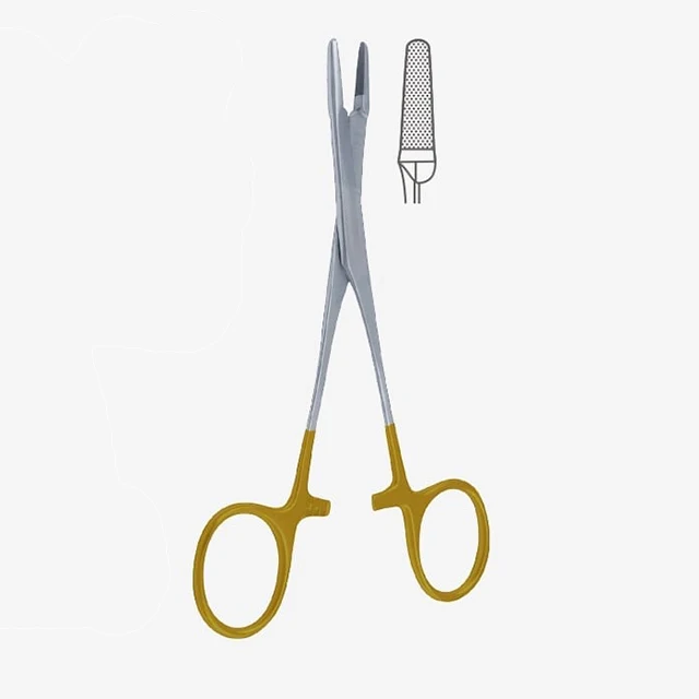 Хирургические инструменты держатели игл и прокладки Hegar держатель из карбида вольфрама нержавеющей стали челюсти.