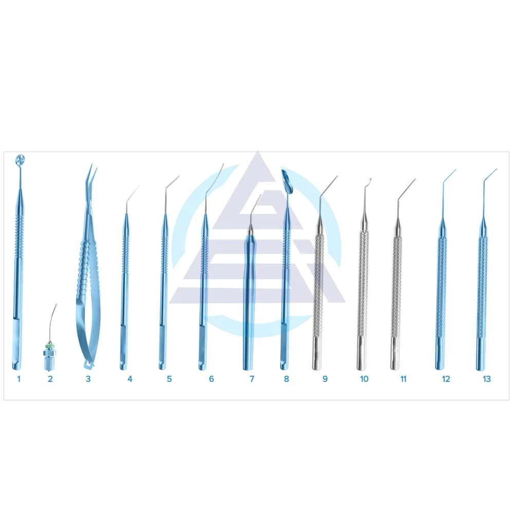 Набор для трансплантологии, эндотелиальный набор, оптовая продажа, набор инструментов для микрохирургии, титановый сплав