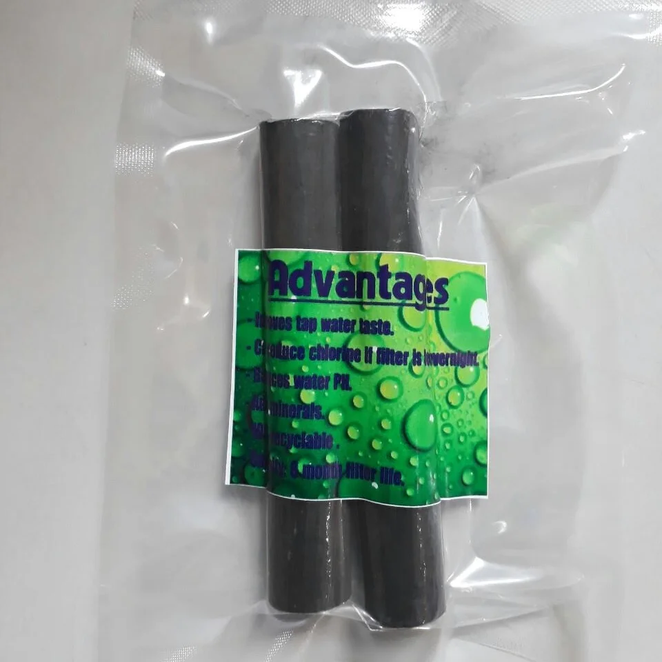 2% Ash Content Activated Charcoal for Water Filter 2 - 6cm Diameter 10 - 16cm Length Stick Shape Eucalyptus White Charcoal