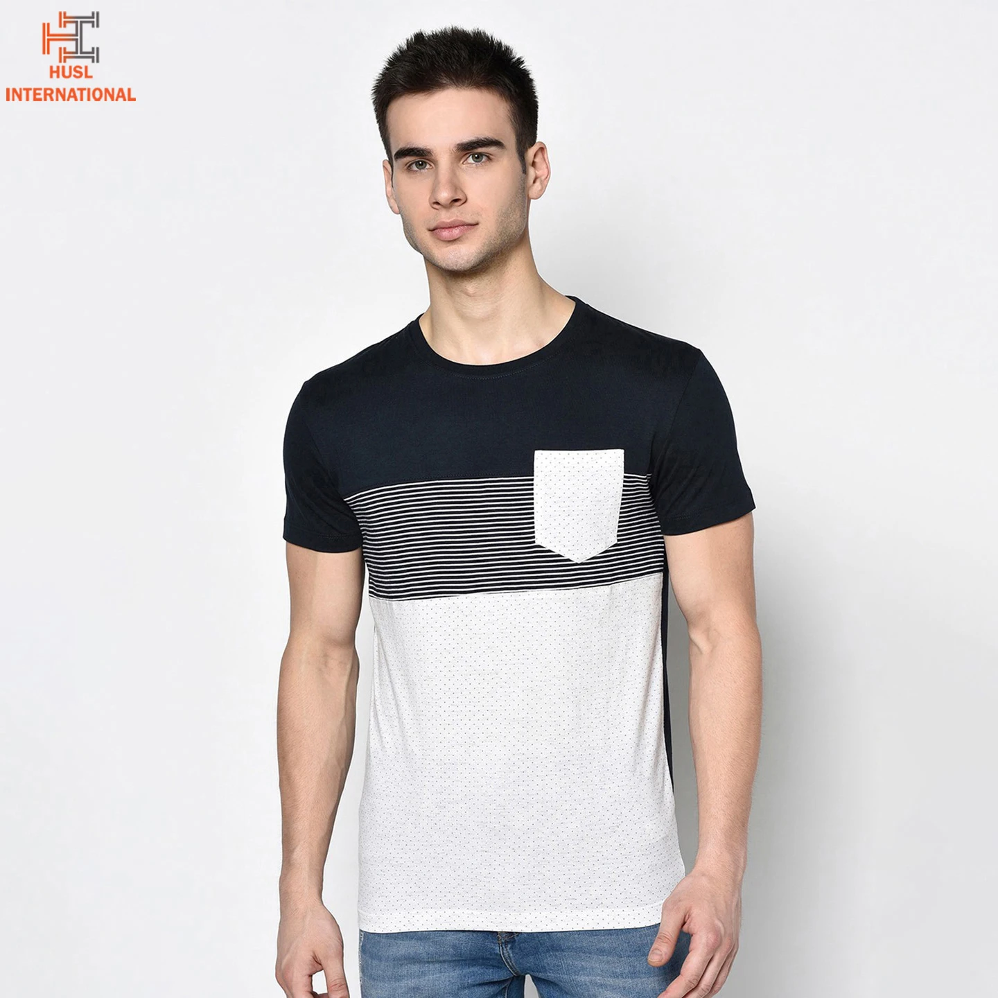 Custom Logo Printing Long Sleeve O Neck T-shirt Casual Blank 100% Cotton Wholesale T Shirts For Men