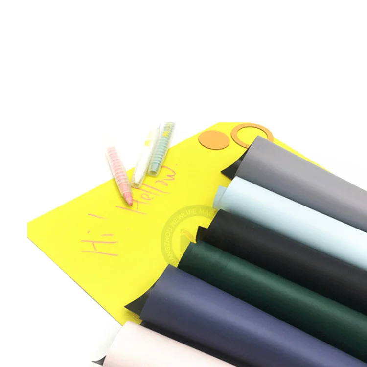 Custom Flexible Magnet Sheet Adhesive Magnetic Black Board Chalk Board Sheet