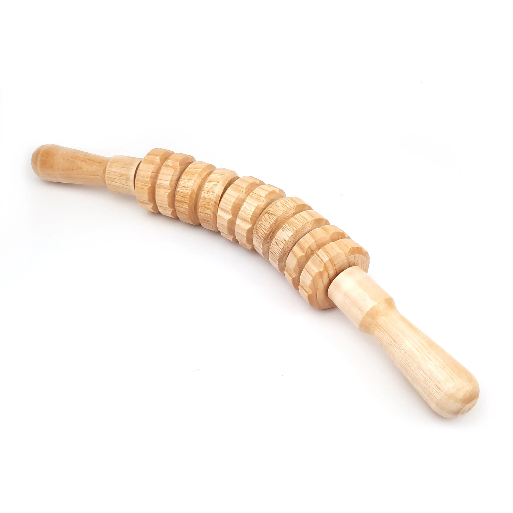 Wooden Curved Roller Massager x9 Pieces