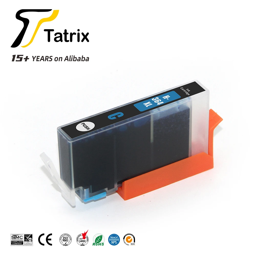Tatrix RTS premium 364XL ink cartridge Compatible Color Printer Ink Cartridge for HP printer  364XL ink cartridge