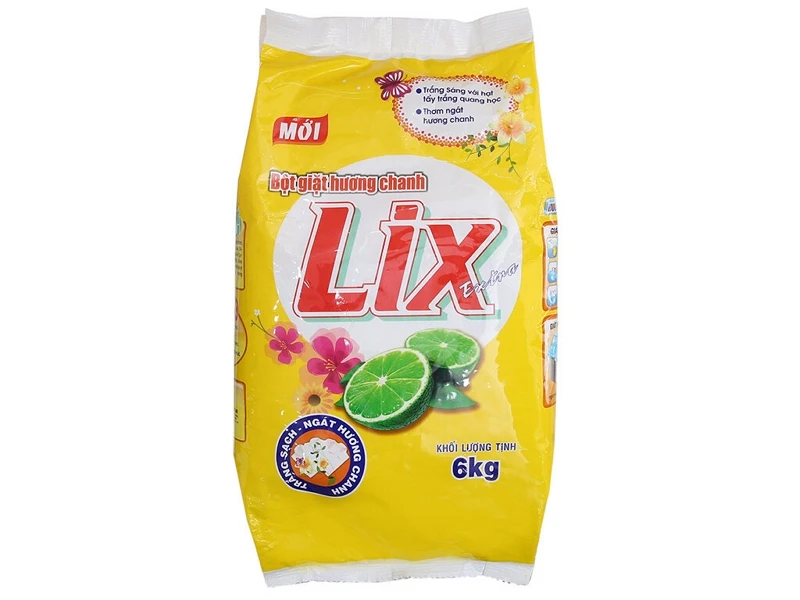 Factory Price Lix Extra Lemon Detergent Powder/ Laundry Powder made in Vietnam