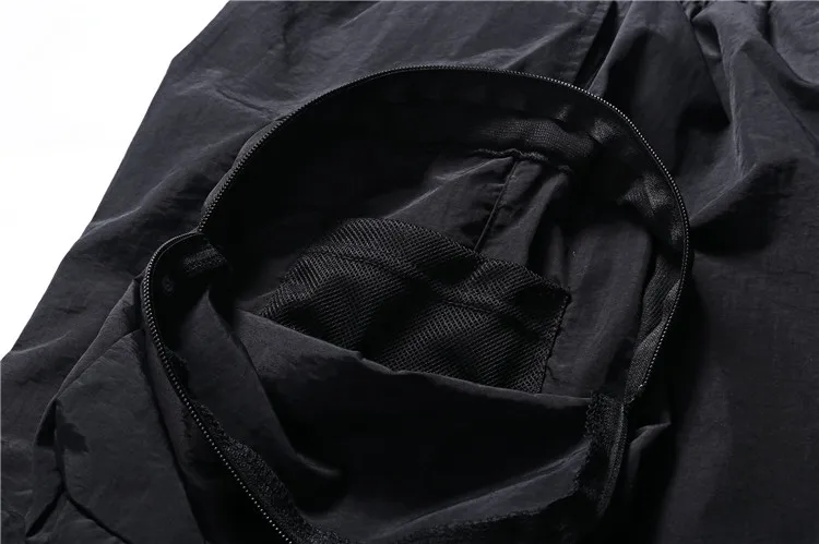  Летние мужские шорты с логотипом на заказ сетчатые шорты-карго боковым карманом молнии