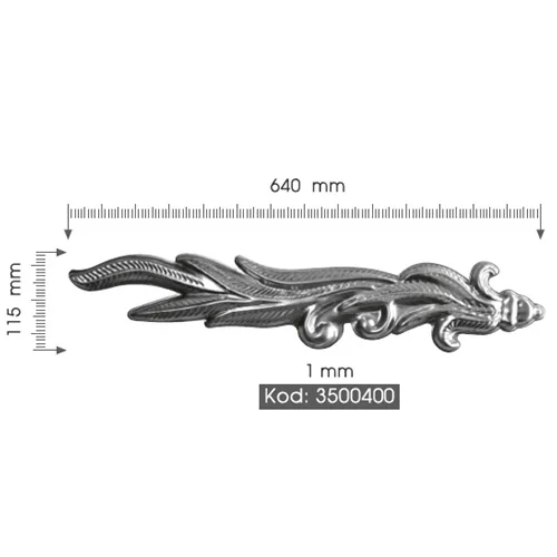 22001 Code wrought iron flowers and leaves decorative door and window accessory welded part metal sheet indoor and outdoor