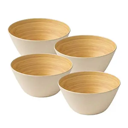 BEST SELLING Lacquer Bamboo Bowl Eggshell Inlaid Salad Bowl from Viet Nam