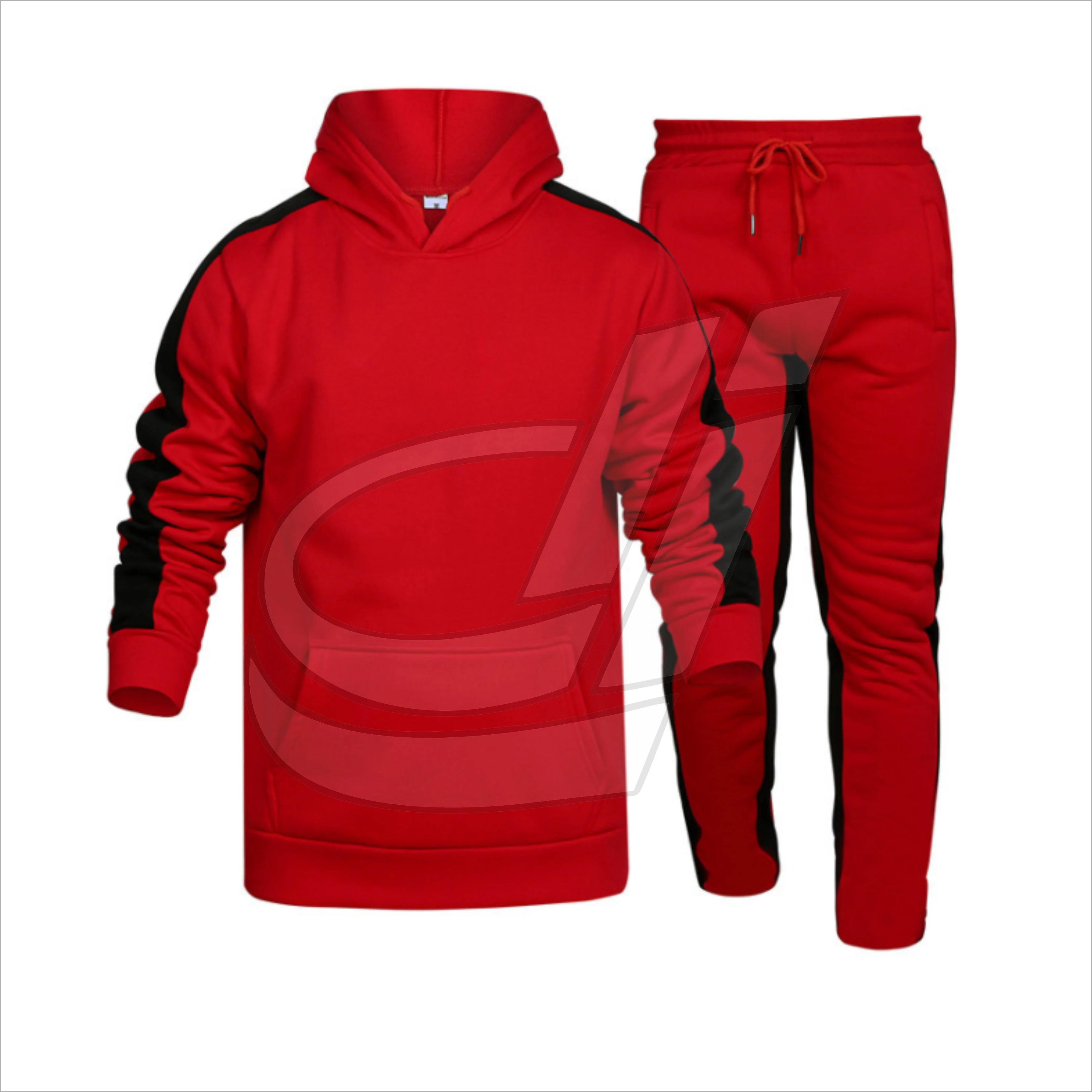 Factory Manufacture Various New Sport Mens Hoodie Suit Sportswear Two Piece Suit Tracksuit