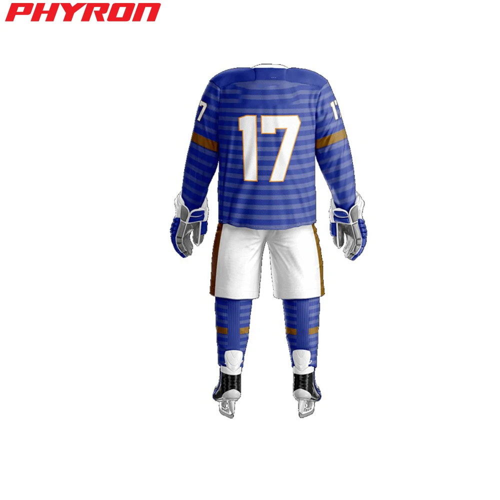Newest Ice Hockey Uniform 100% Polyester Any Logo Custom Reversible Hockey Uniform