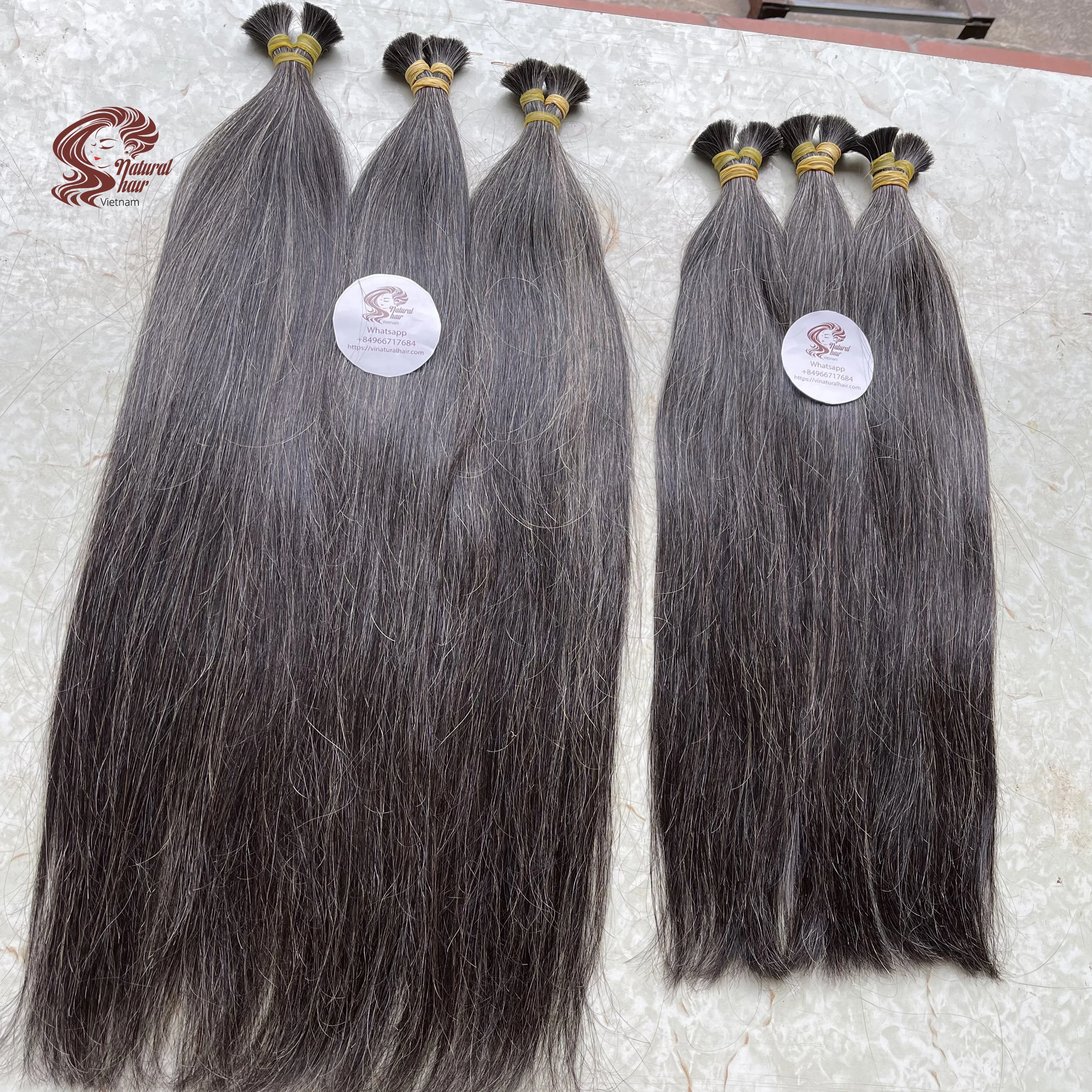 Bulk Hair Vietnamese 100% Natural Virgin Human Extensions - virgin bundles
