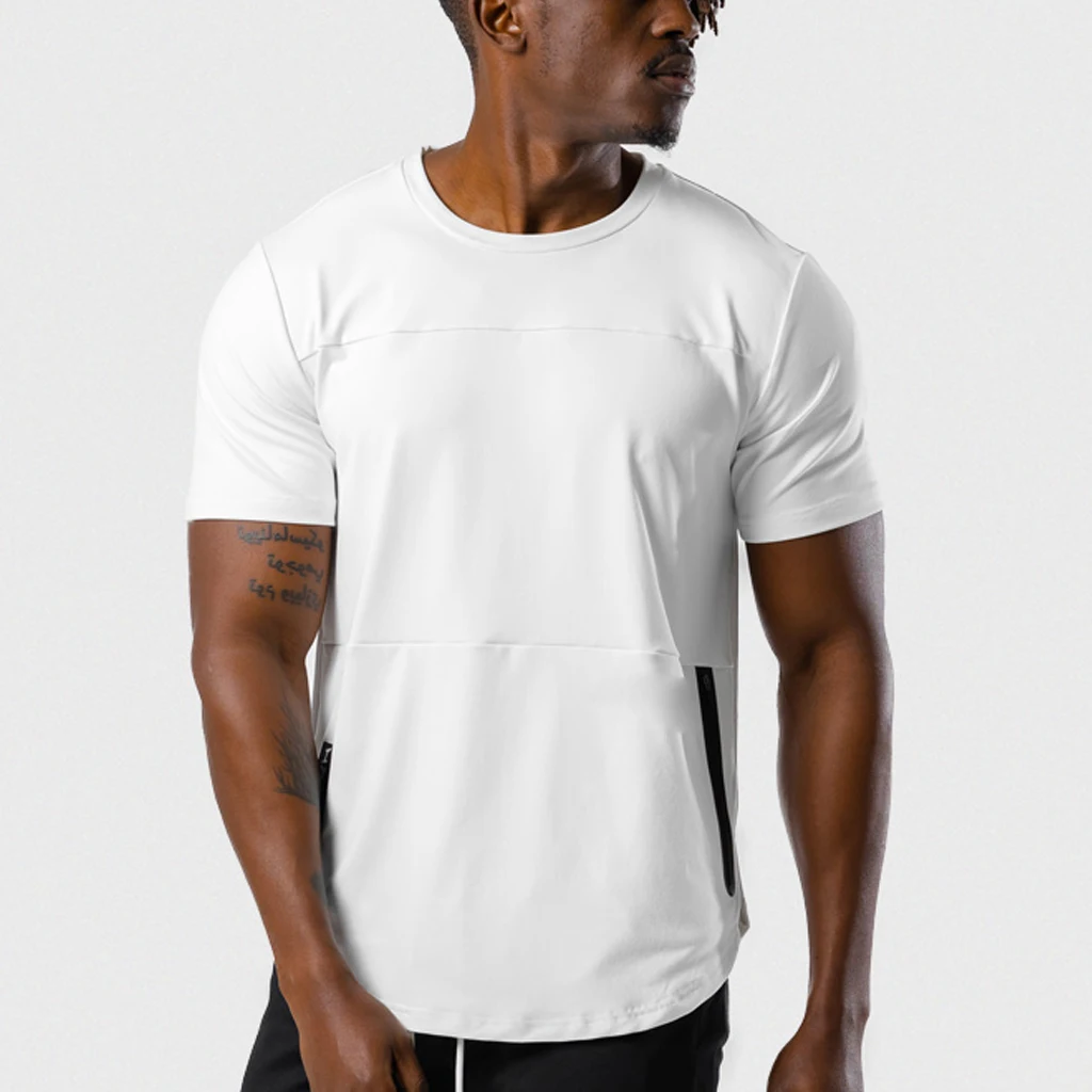 Fashionable Milky White color plain T-shirt