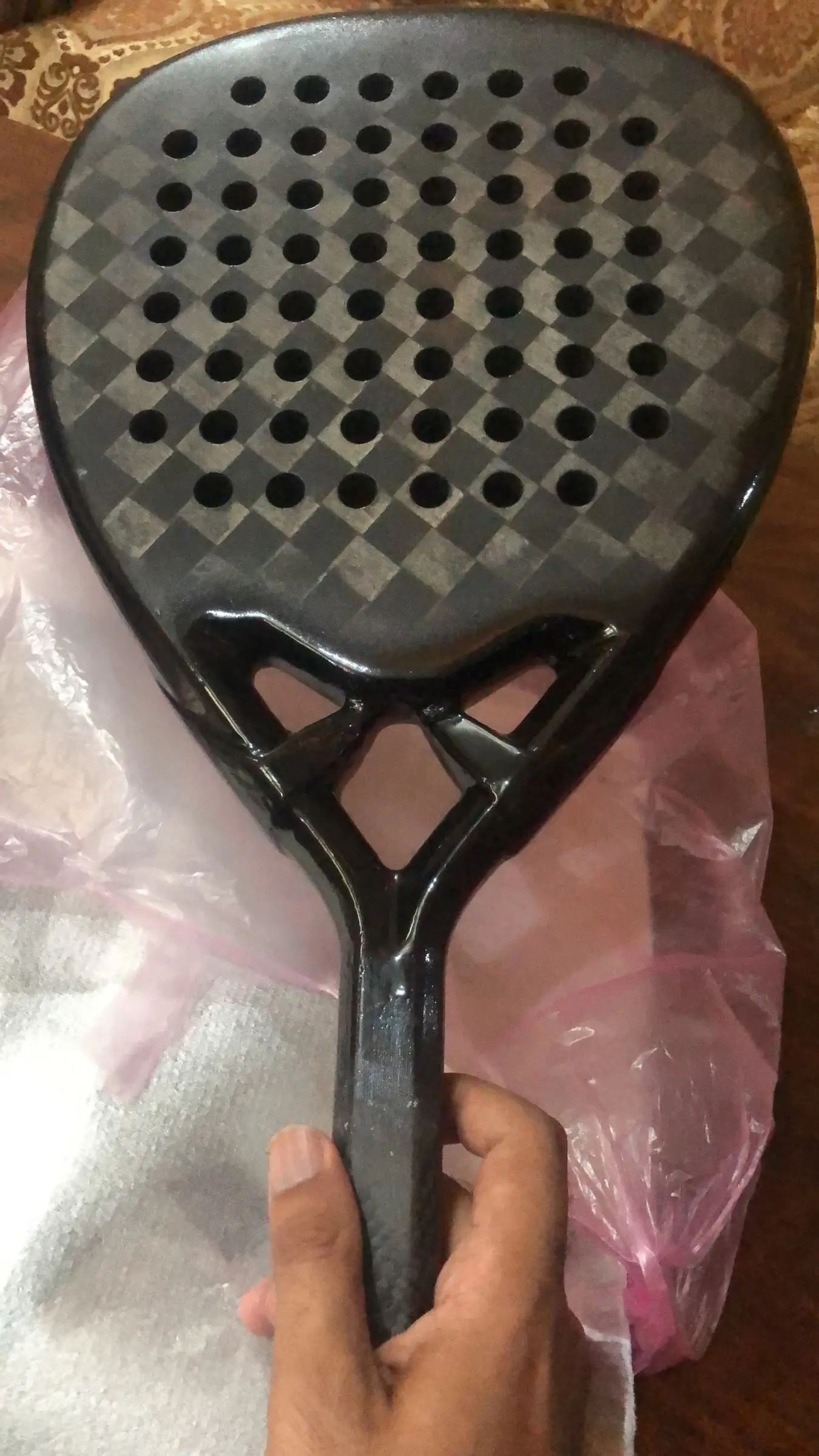 DIY Logo ромбовидная форма POP Paddel Paddle OEM тенниски из углеродного волокна профессиональная фирменная марка vertex с кевлером