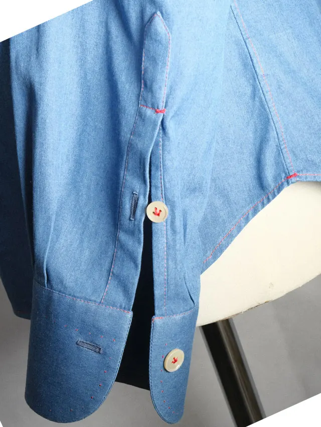 The Best Quality Handmade in Italy Fine Denim High Tailor Shirt For Man G. Inglese for Elegant Man for sale