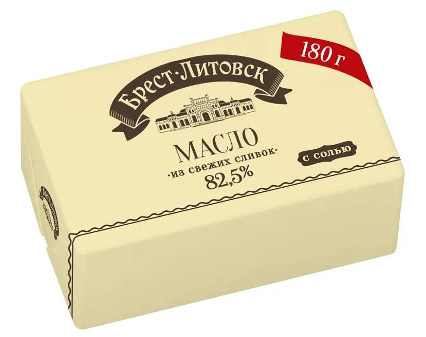 Salted sour cream butter BL 82.5 % 180 g