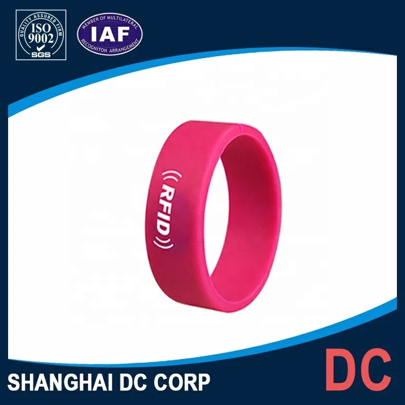 Customized Logo Printing RFID Silicone Wristband