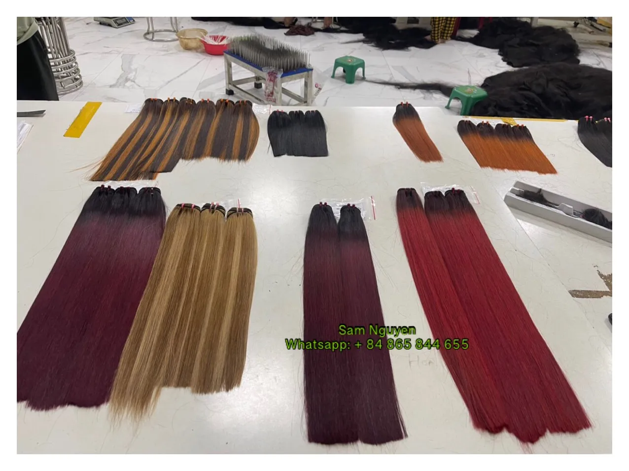 Высококачественные необработанные натуральные волосы для наращивания с выравненной кутикулой человеческие черных женщин вьетнамские