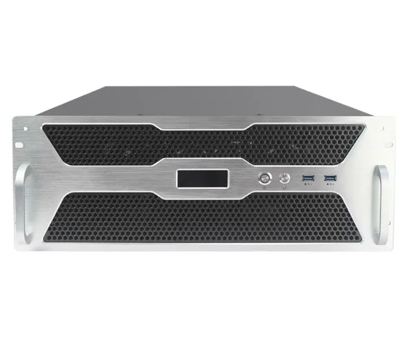 4U корпус промышленного компьютера сервера для установки в стойку серверное шасси с температурным экраном двойным блоком