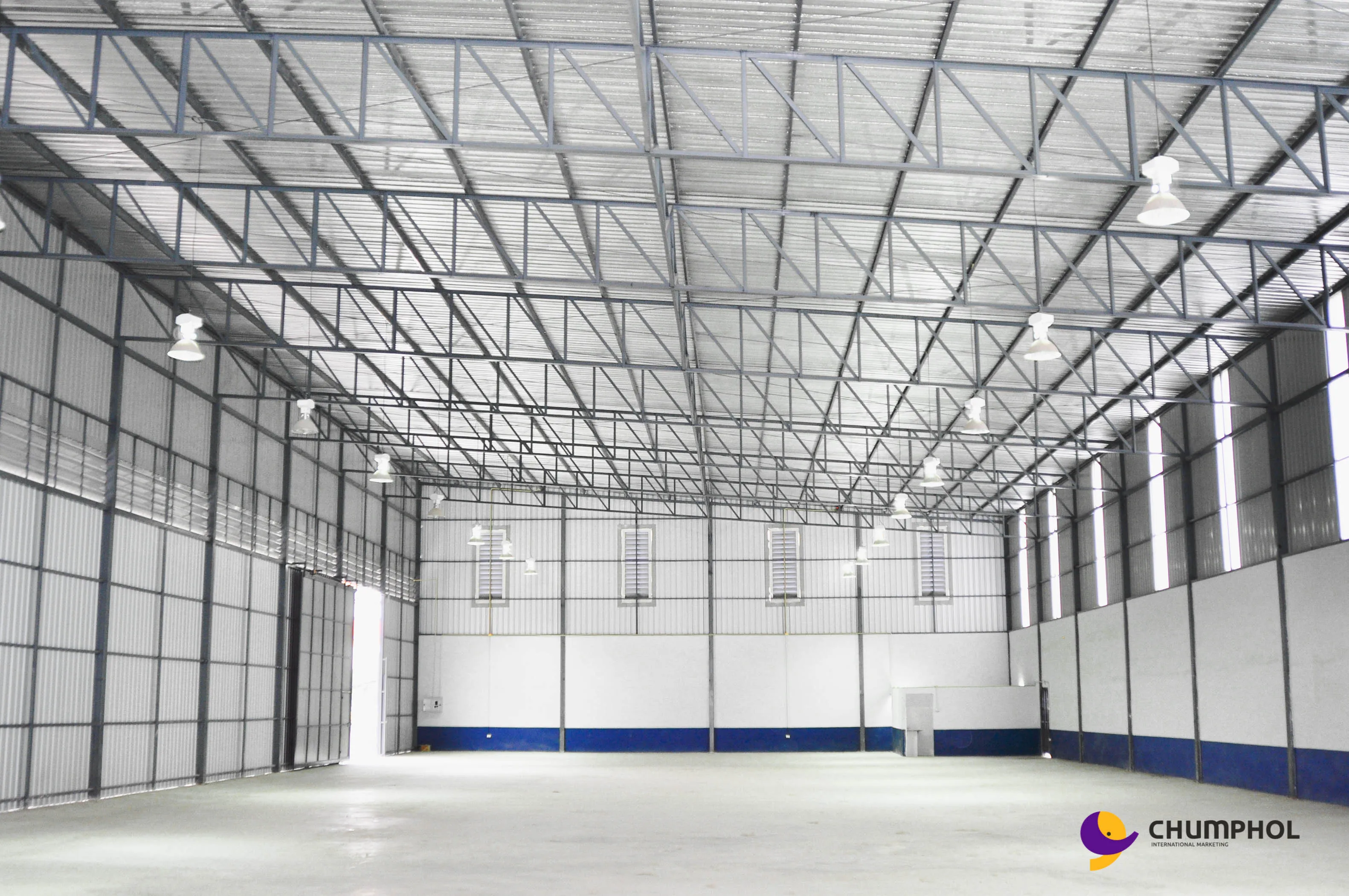 High Raise Space Rent A Warehouse Land Steel Structure House Klong 7 Place In Thailand