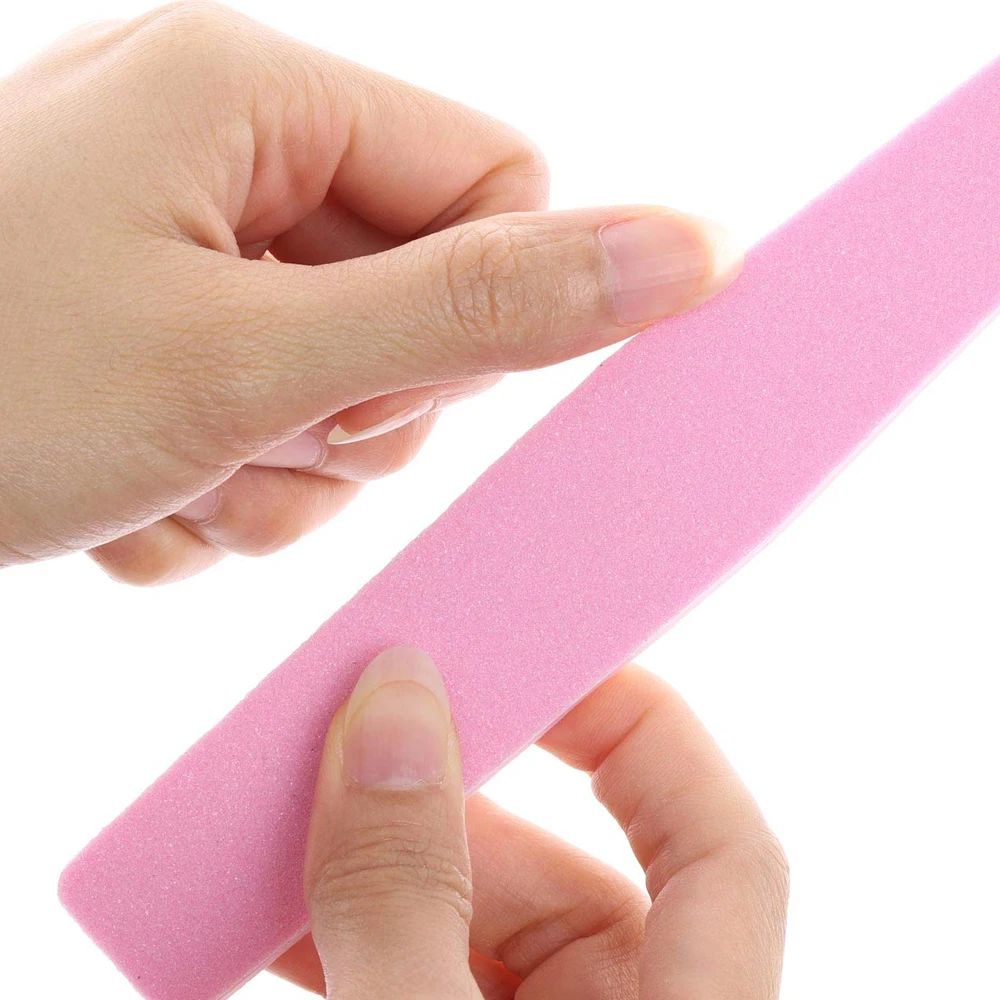 20 шт дешевыt буферы ногтя Блок Файлы губка моющиеся двухсторонние акриловые ногти для лака ногтей