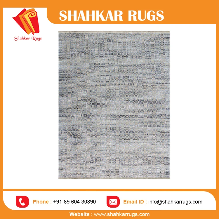 Luxury Flat Weave Natural Silk Dhurrie Indian Carpet High Quality Handmade Plush Rug for Bedroom Bathroom Kitchen Prayer Use