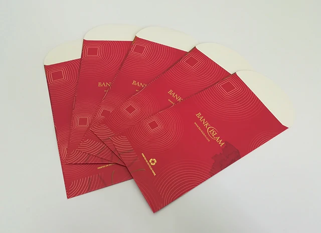 Malaysia Customized Design Red Packet / Packet Custom Printing Ang Pao for Chinese New Year or Any Festivals