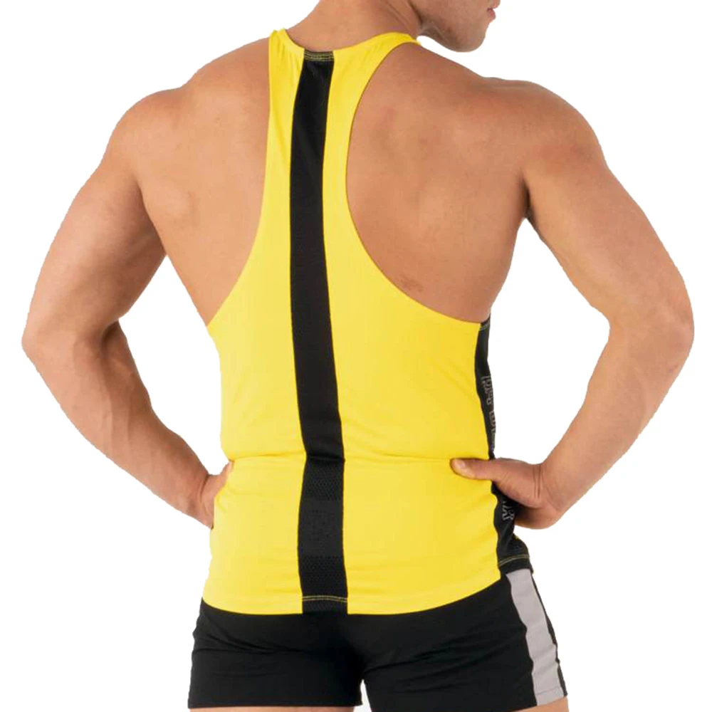  Бодибилдинг производитель мужской топ racerback однотонный заказной спортивный Стрингер