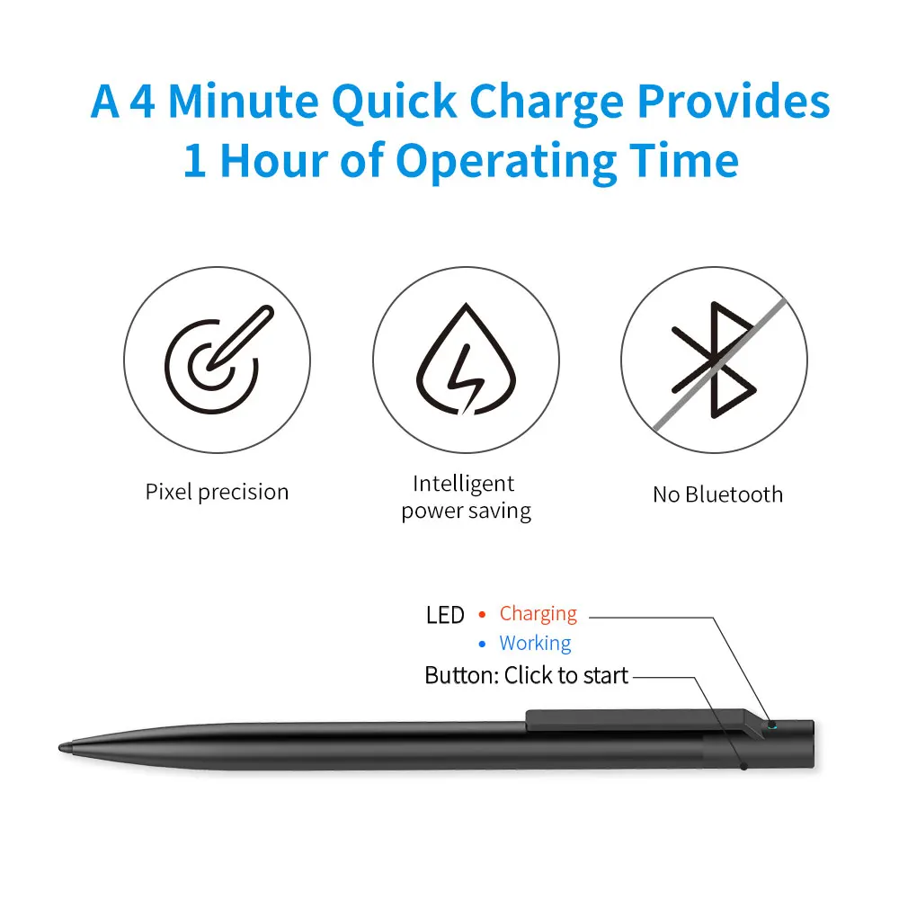 Stylus Pen for  Pad Pencil Touch Pencil with Palm Rejection for Precise Writing & Drawing - Compatible with xPad Pro