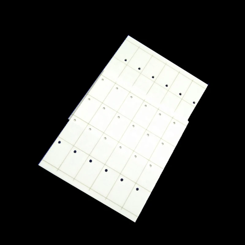  Новые Пользовательские CNC 3D лазерные запчасти для резки услуги промышленные 96% Ai2O3 металлизированные Оксидные керамические