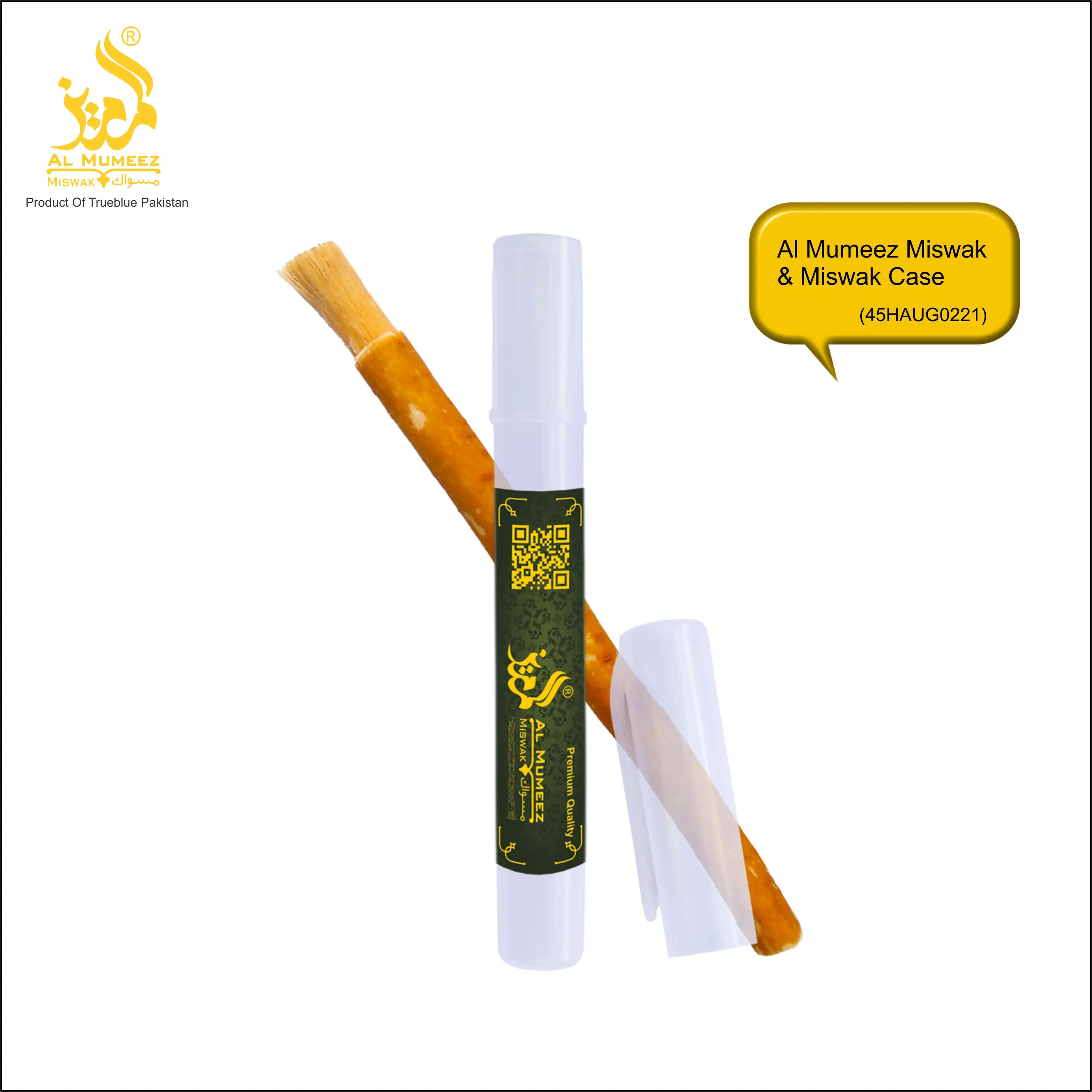 HOT SALE PLASTIC HOLDER/CASE FOR BEST QUALITY VACUUM PACKED MISWAK/SEWAK/SIWAK/NATURAL TEETH CLEANING STICK TRAVEL  TOOTHBRUSH