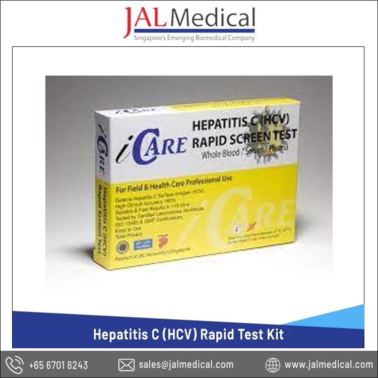 Огромный спрос на лучшее качество одноразового использования iCARE Гепатит C (HCV) Набор для быстрого тестирования с 2 годами срока годности
