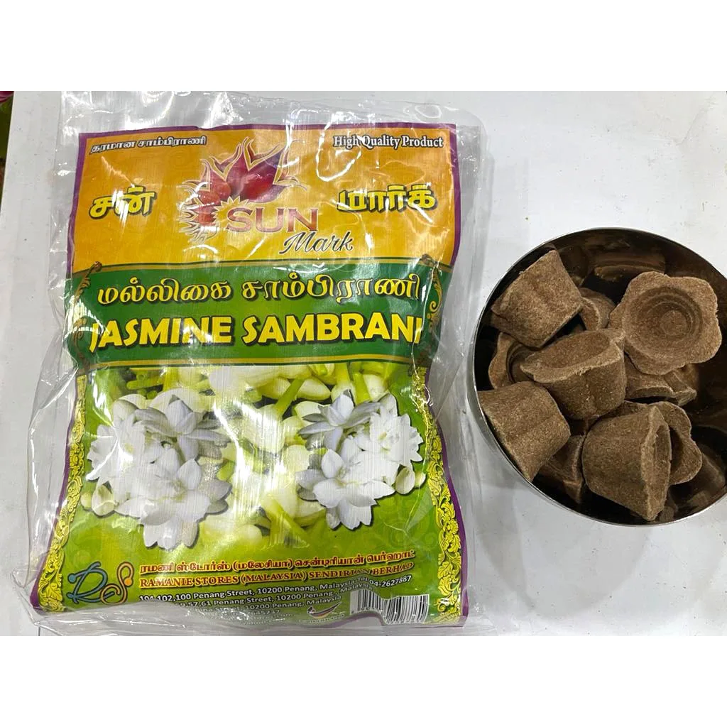 Солнце Жасмин самбрани высокое качество Ароматические Цветы благовония для молитвы