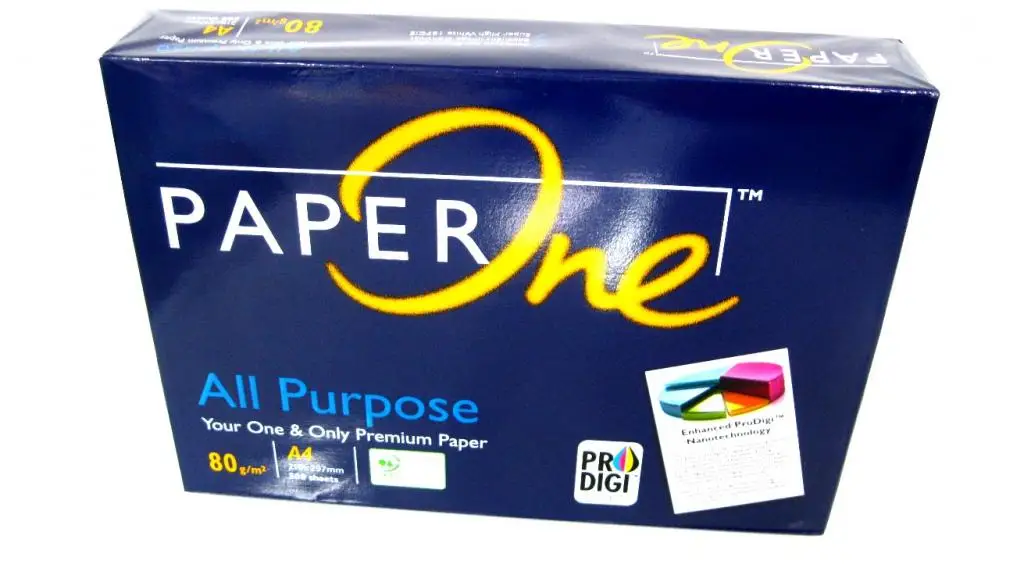 Quality wholesale 8.5x11 100% Paper One 80gsm ream white Copy A4 Paper/A4 Copy Paper for office machine