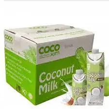 HOT SALE !! Original Coconut Milk - 1000ml & 330ml - OEM UNSWEETENED Drink Beverage 100% natural High quality healthy drink