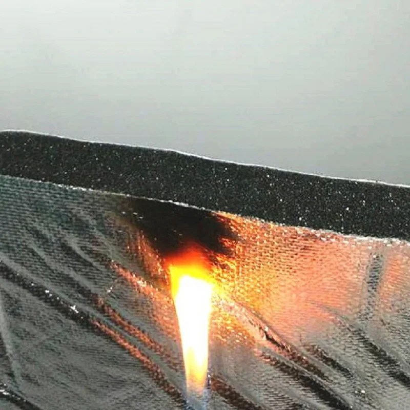 Flexible Elastomeric Flame Retardant Closed Cell Polyethylene XPE Foam Adhesive Al Aluminum Foil insulation Heat Reflrction
