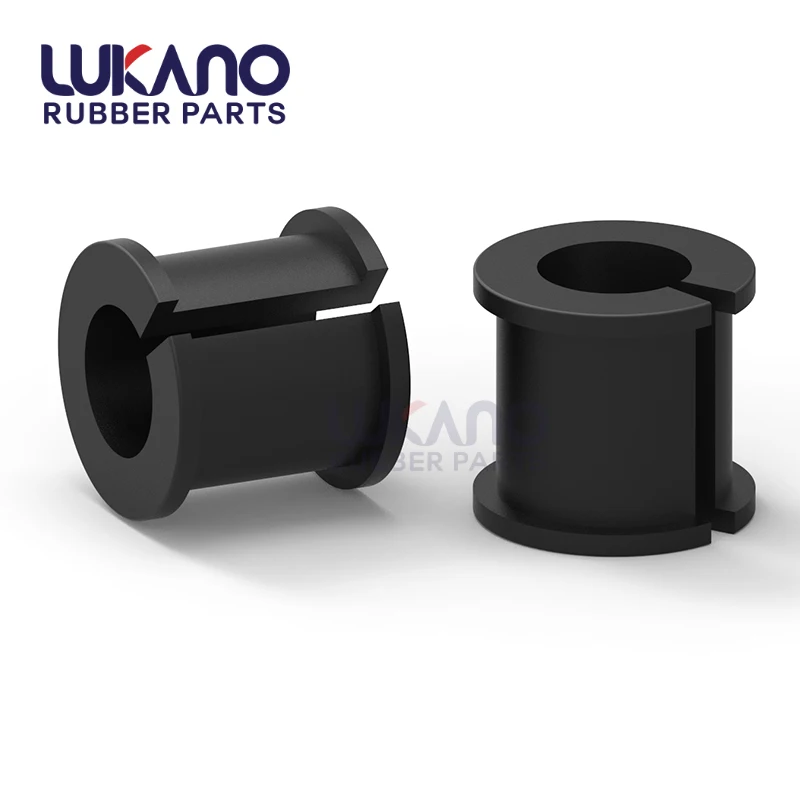 Neoprene EPDM NBR custom split rubber step bushings