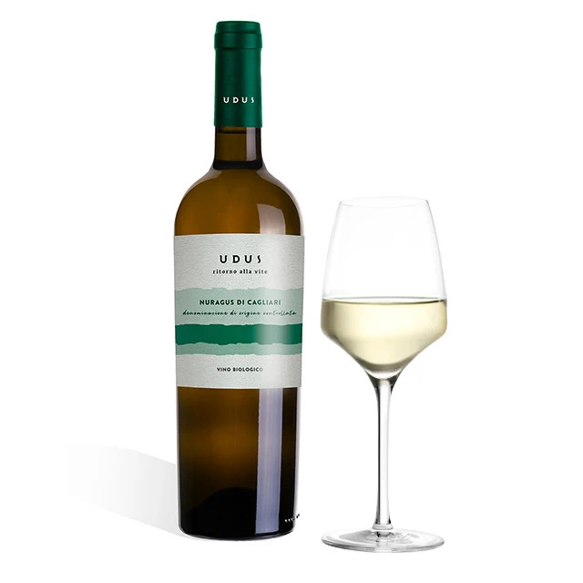 Nuragus di Cagliari White Wine Made in Italy Quality Whine 750ml good box packaging nuragus grape type