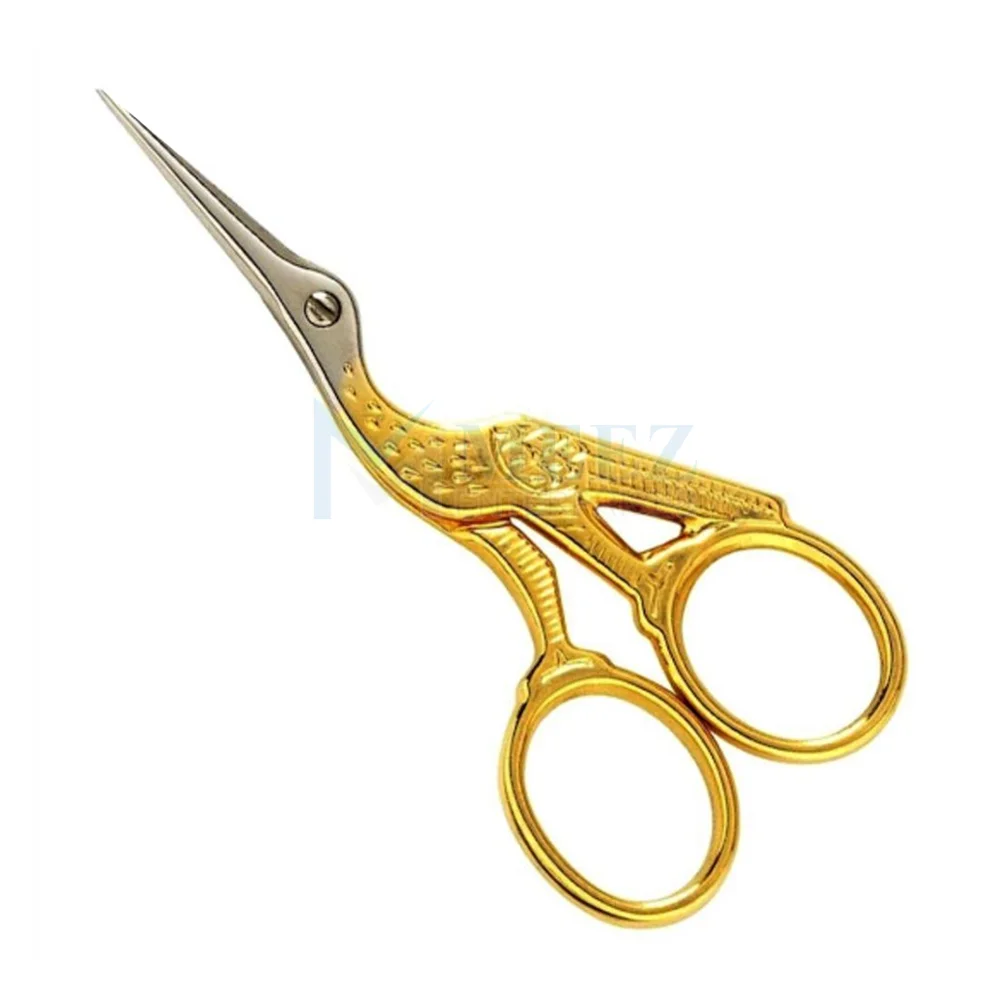 Wholesale Stork Embroidery Scissors And Cross Stitch Sewing Craft Bird Small Tool Scissor Beauty Instruments