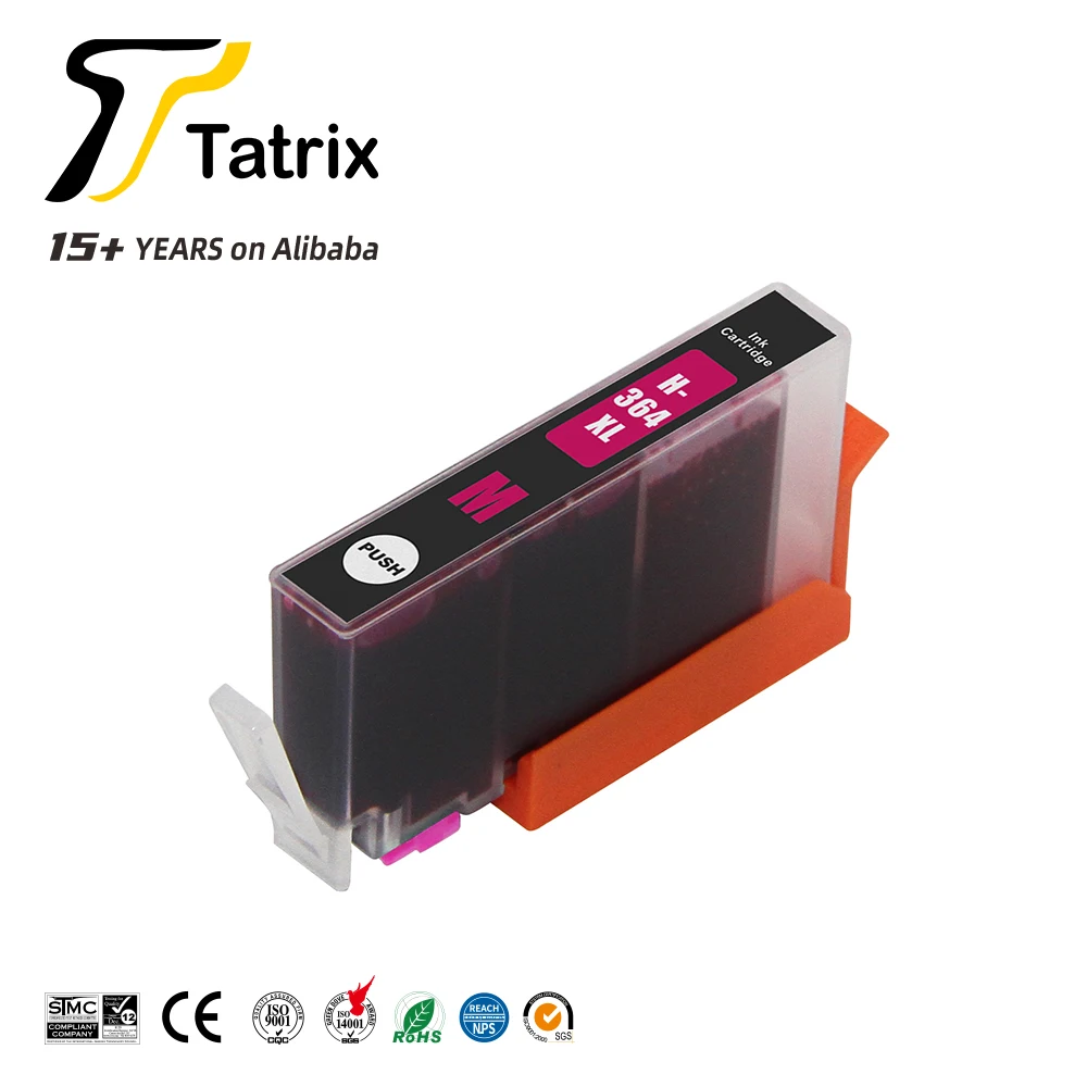 Tatrix RTS premium 364XL ink cartridge Compatible Color Printer Ink Cartridge for HP printer  364XL ink cartridge
