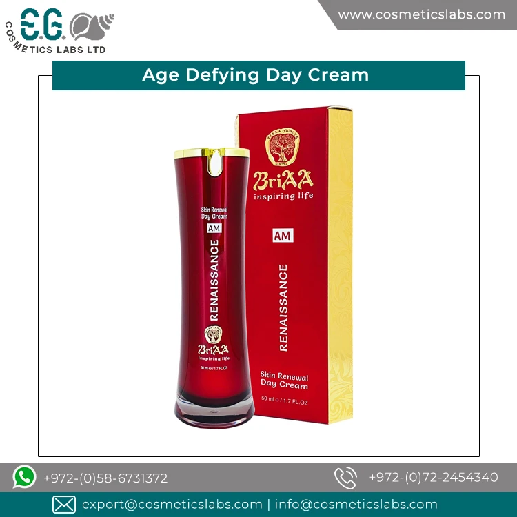 Contract Manufacturer of 100% Natural Anti-Aging Face Care Day Cream Available in Bulk Quantity