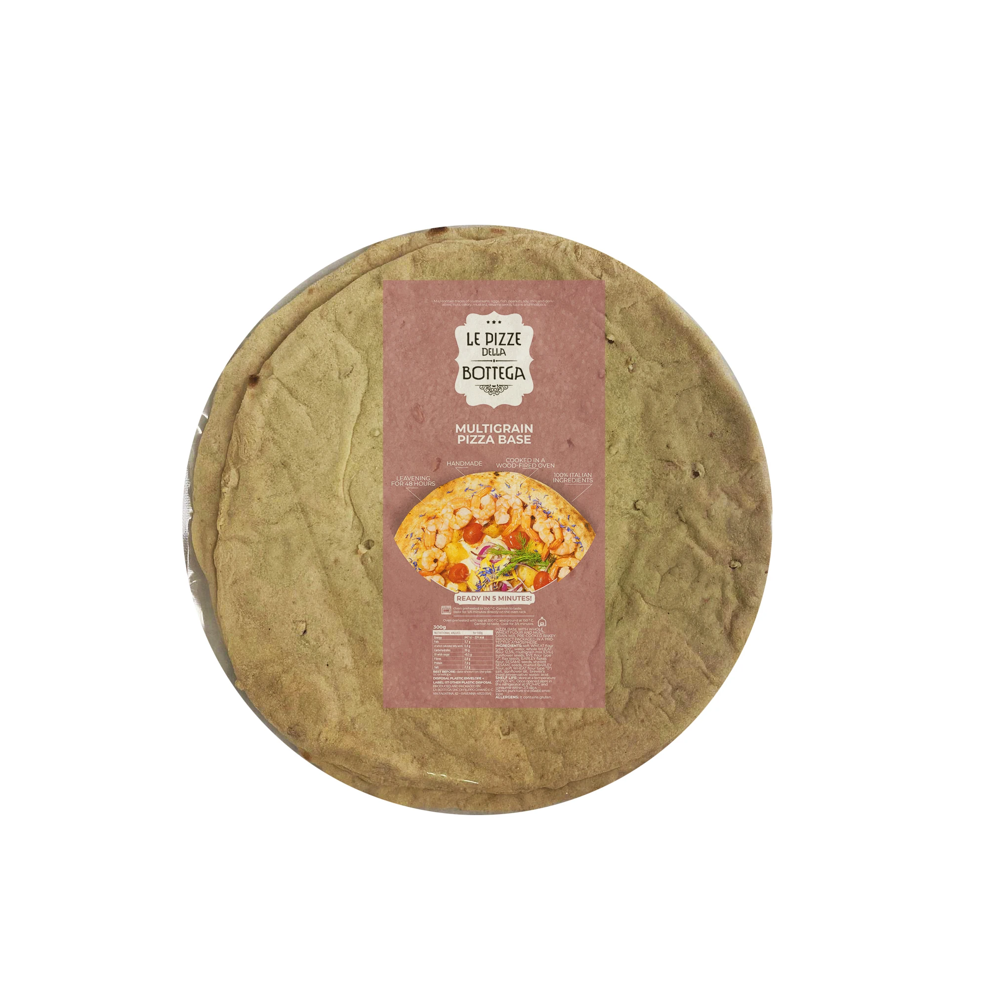 High Quality precooked multigrain pizza base  ready to ship