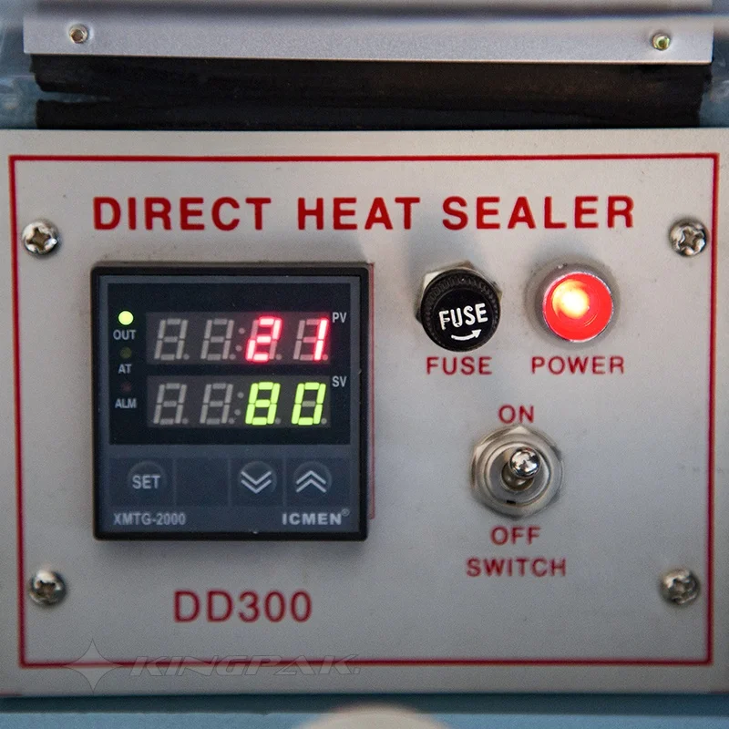 KS-DD300 Direct Heat Seal Width 11mm Plastic bag Pedal Sealing Machine Price