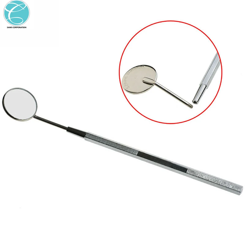 New ental Mirror Stainless Steel Handle Instruments Mouth Oral Teeth Care Tooth Amplify Inspection Dentist Tools