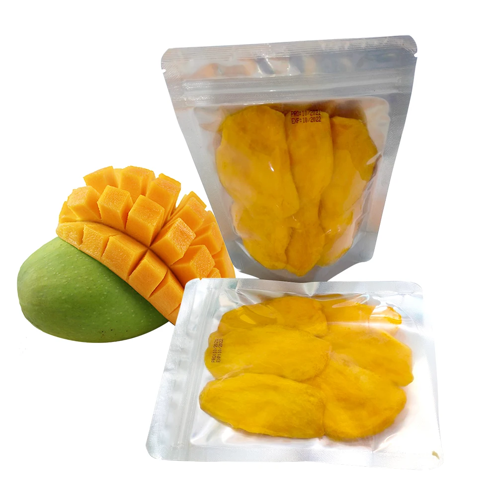 Vietnam Sweet Taste Mango Type Oval Shape Organic Open Air Cultivation Type Dried Mango in Vacuum Pack Packaging