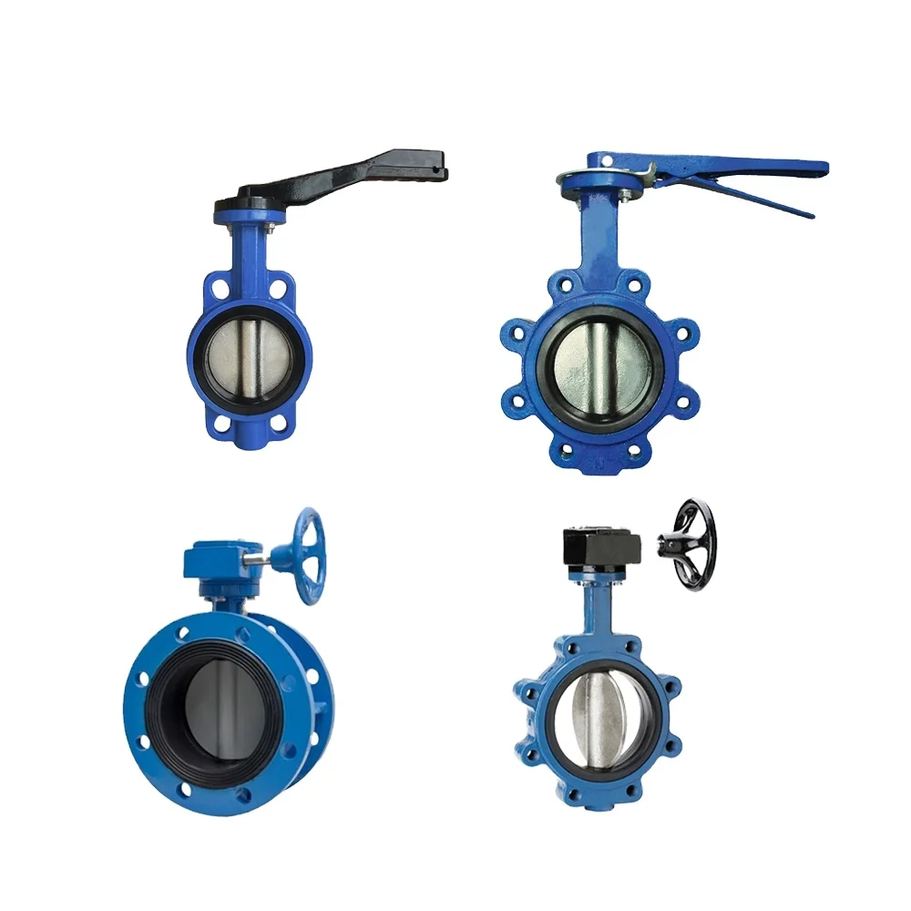 PN10,16 Тип наконечника, тип воды, фланцевый клапан-бабочка по заводской цене