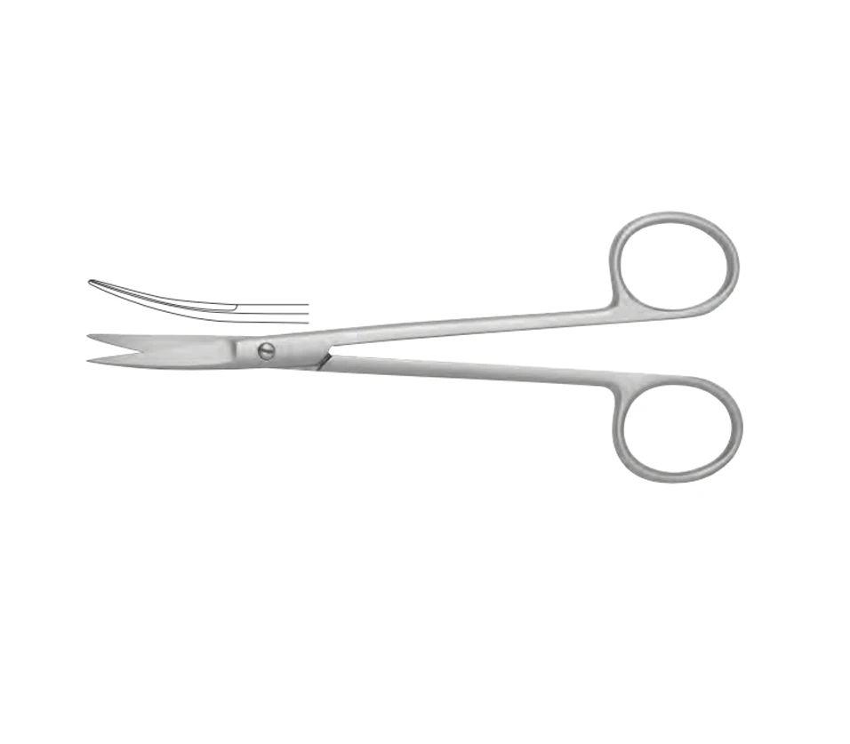 
J2 Stainless Steel Joseph Curved Scissors With Sharp Blades dental and surgical instruments 