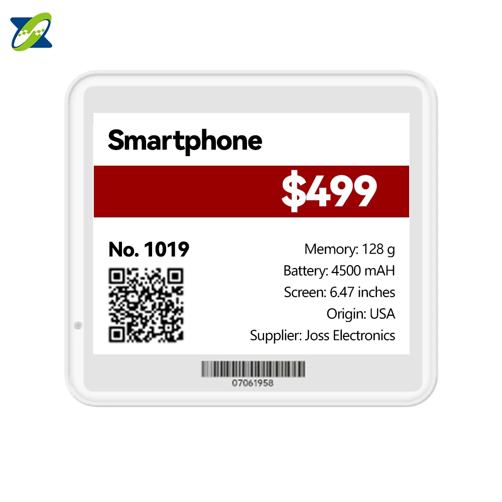 Suny 4.2inch price tag store shelf plastic electronic shelf label wifi esl eink epaper display