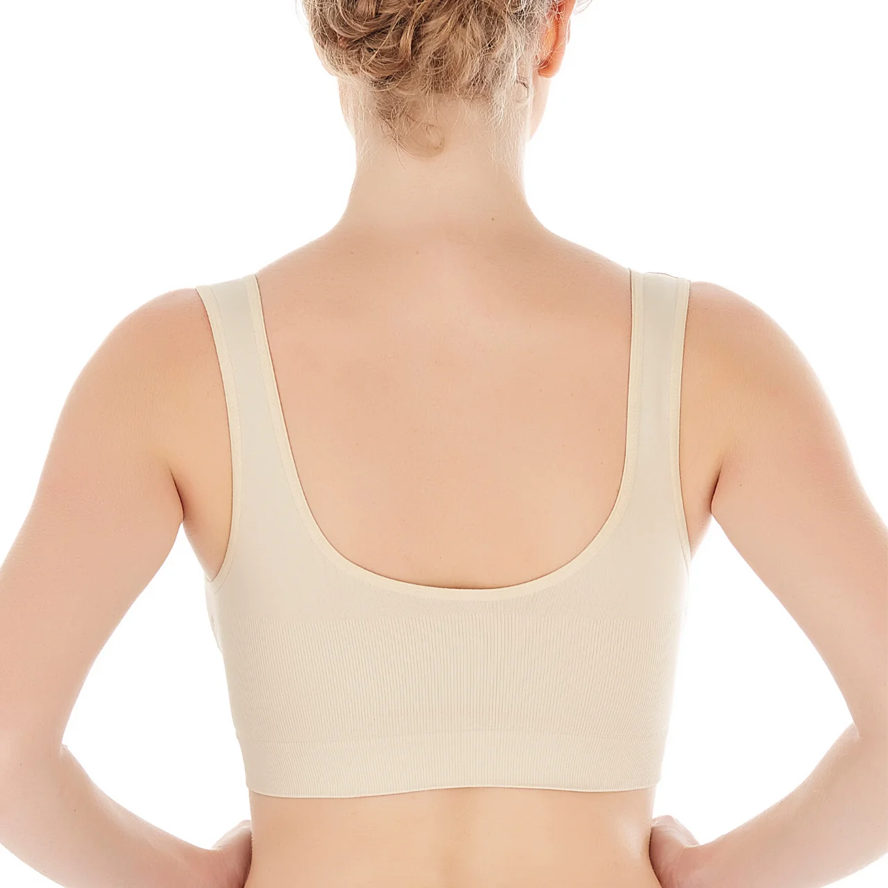 Seamless Thick Strap Shapewear Overbust Bustier Bra Bralette