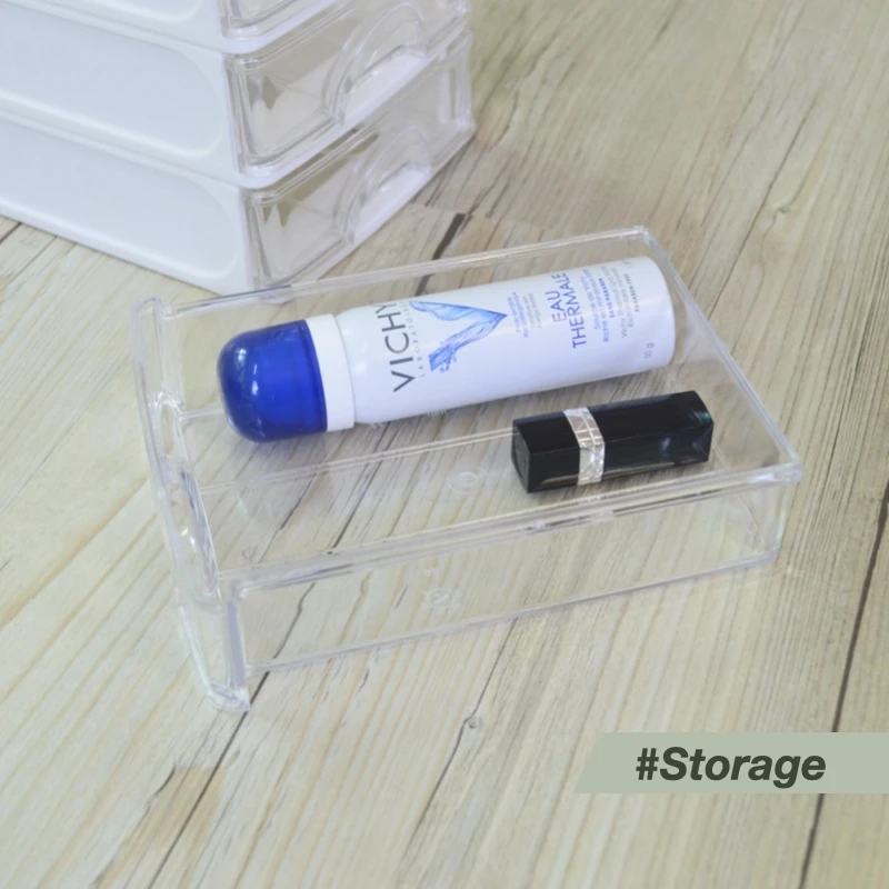 
4 Layer Plastic Desktop Drawer Box for Parts Storage 