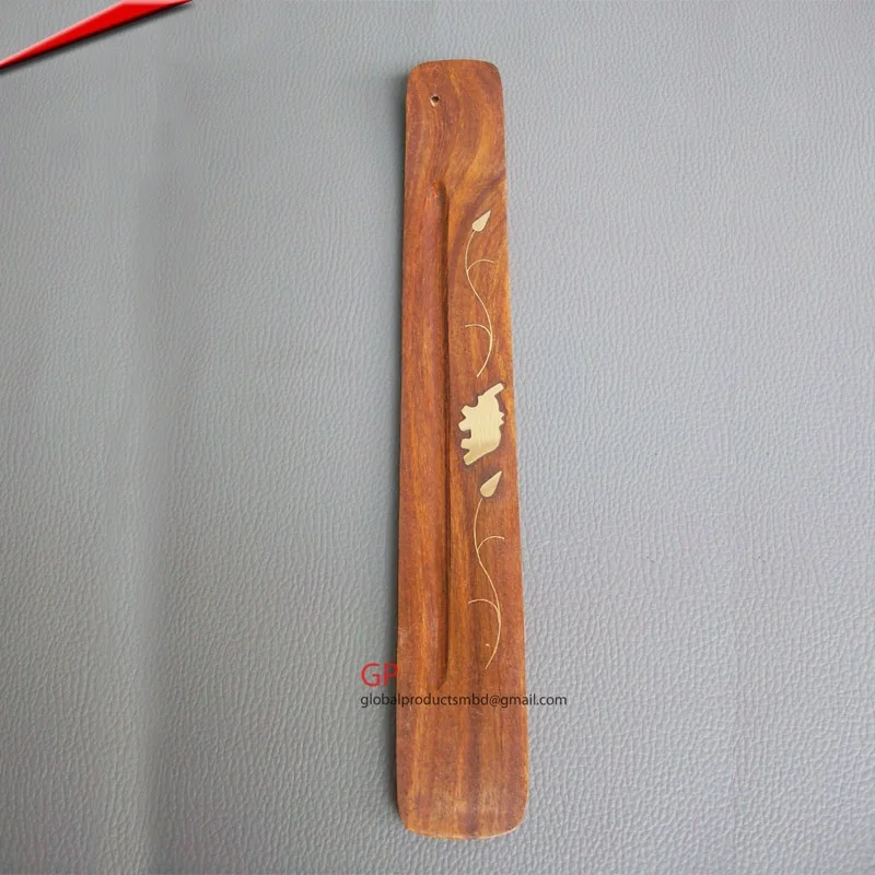 organic hand made Incense stick holder wholesale Wood incense burner